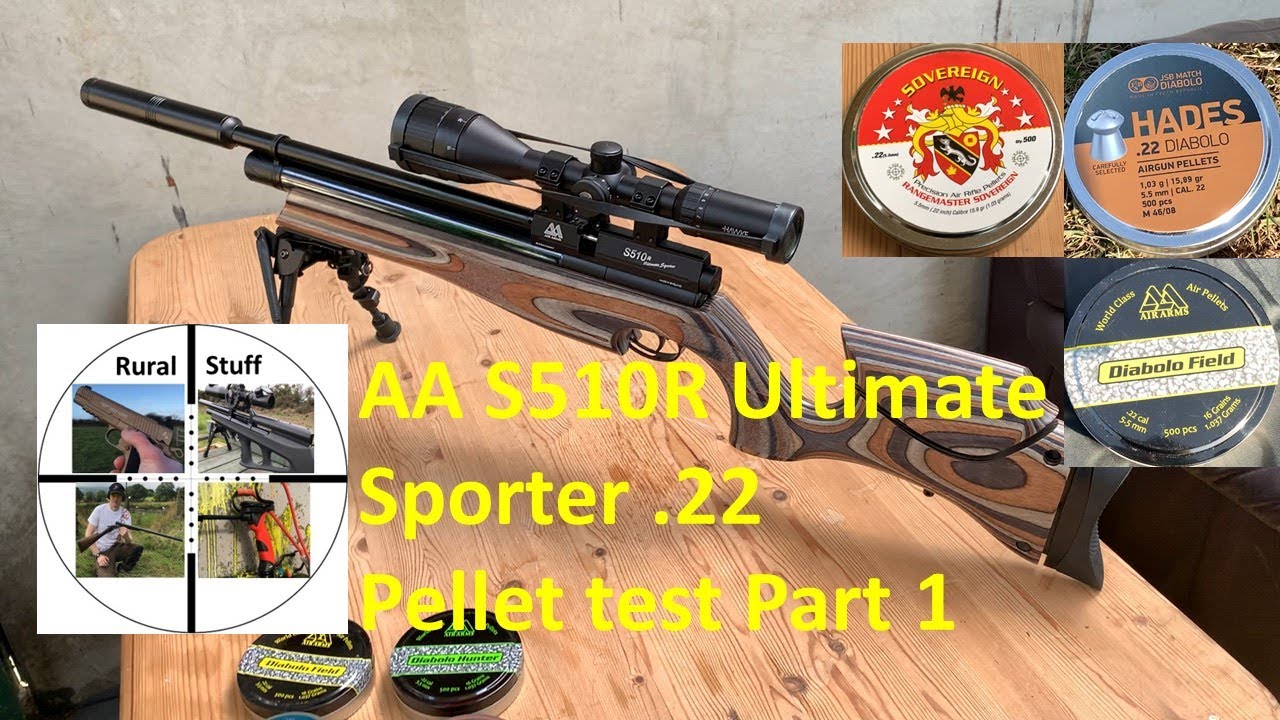 Air Arms S510R Ultimate Sporter Pellet Test Part 1