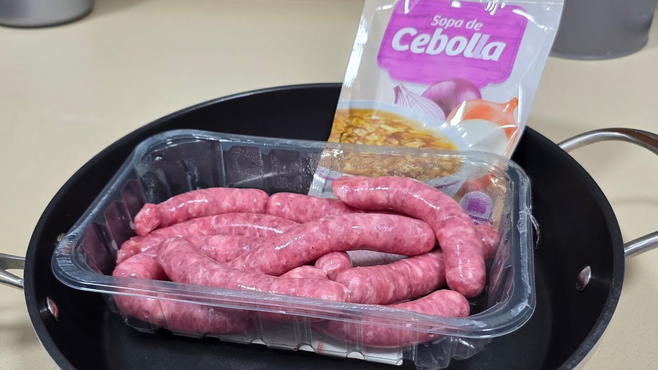 🥘SALCHICHAS en salsa sencilla DE SOPA DE CEBOLLA 🧅 // BEATRIZ COCINA
