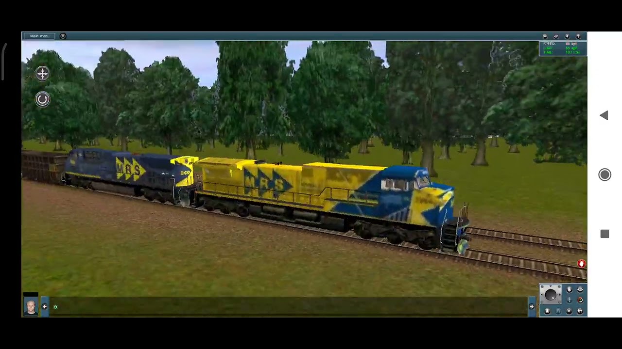 [TRAINZ SIMULATOR BRASIL] FIZ VIAGEM COM AC44i DA MRS #7354-0 e #7305-1 COM VAG&Atilde;O GDU - (Parte 1)