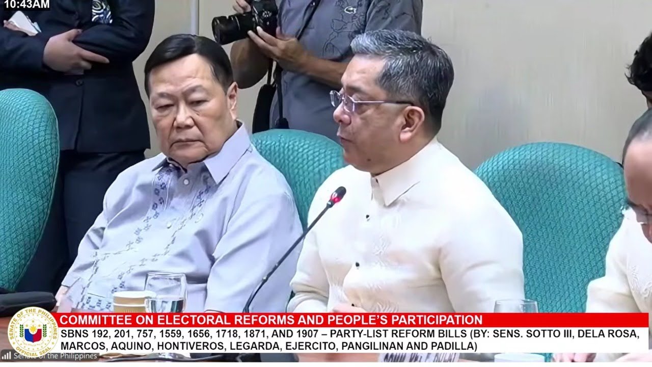 Senate Hearing on Party-List Reform Bills (March 2, 2026)