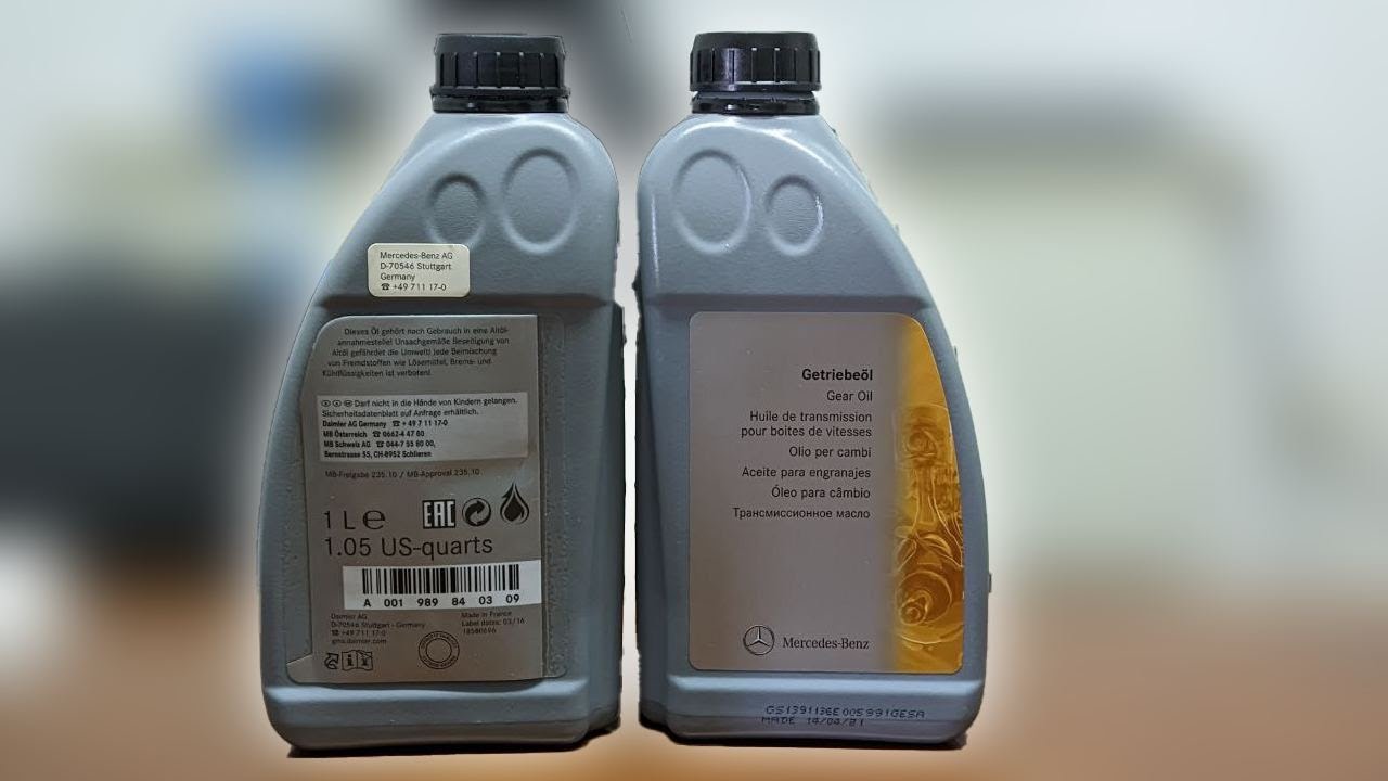 MB W203 - Cambio de aceite de la caja de cambio manual