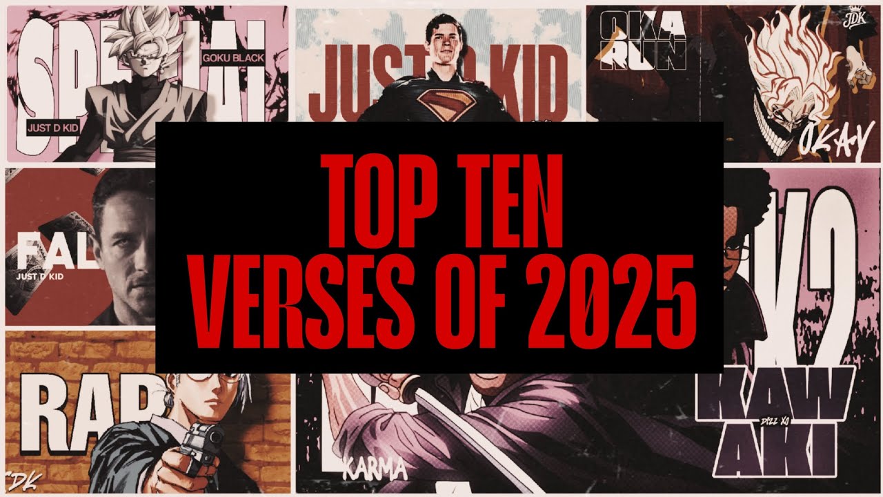 MY TOP TEN VERSES OF 2025 (FEATURES INCLUDED)