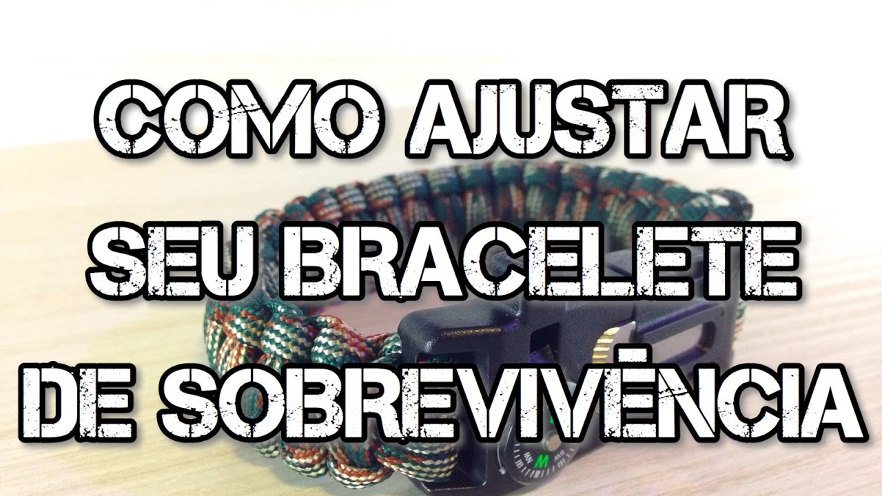 URBAN SURVIVOR - Como ajustar seu Bracelete de Paracord/Sobrevivência