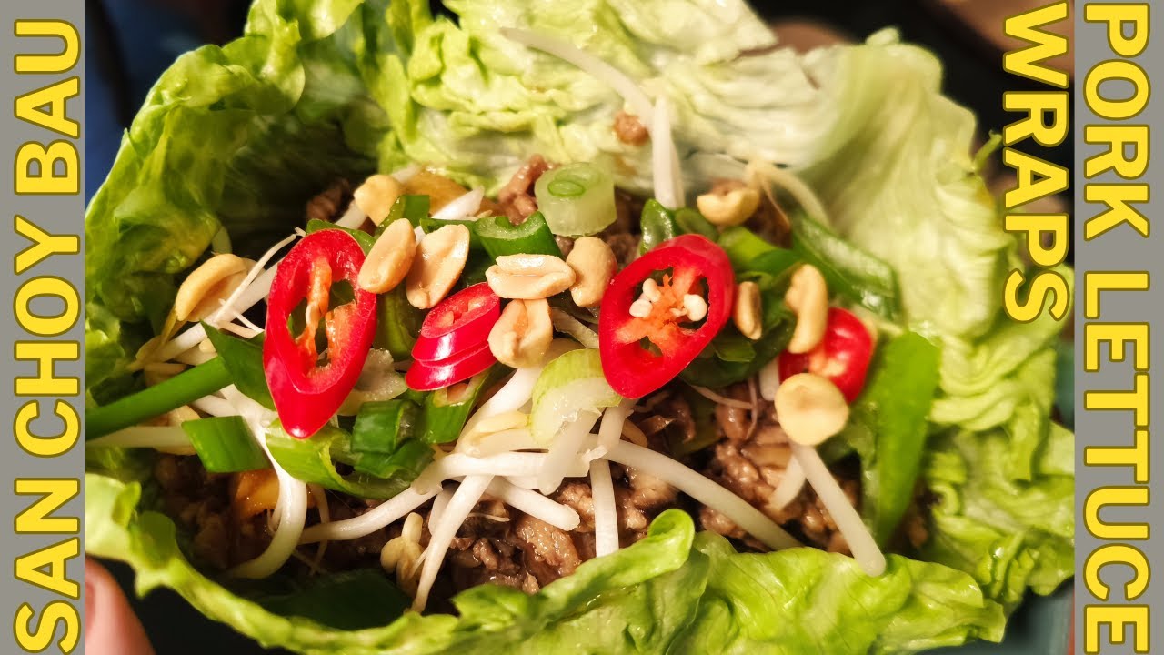 Easy San Choy Bau Recipe | Delicious & Healthy Chinese Lettuce Wraps | San Choy Bow