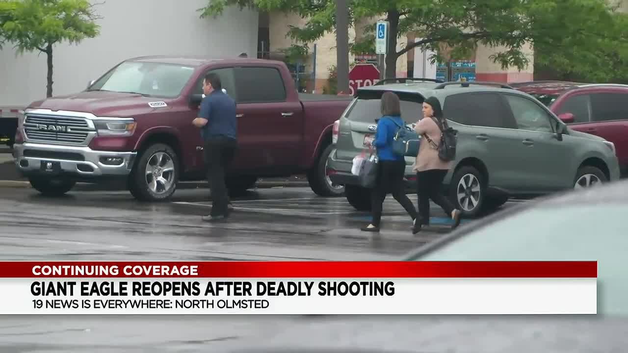 North Olmsted Giant Eagle reopens after deadly shooting