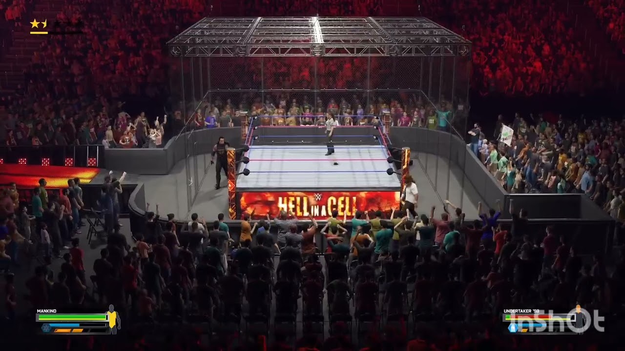 Mankind vs Undertaker 🔥 Hell in a cell full match. #wwe #undertaker #sunday 