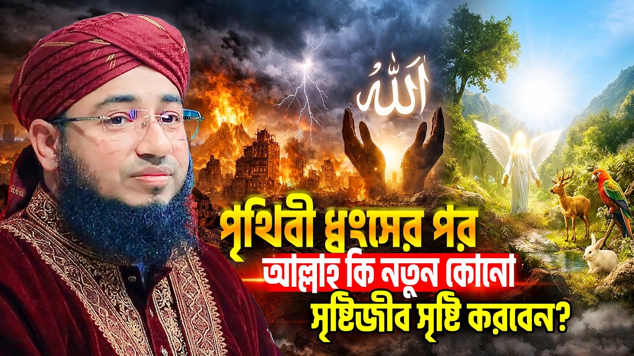 পৃথিবী ধ্বংসের পর আল্লাহ কি নতুন কোনো সৃষ্টিজীব সৃষ্টি করবেন? । mufti jahirul islam foridi