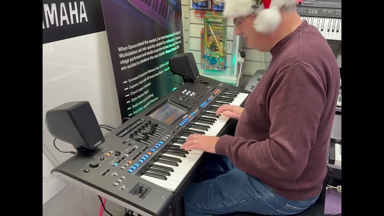 Yamaha Genos  'Merry Xmas Everybody' ~ Slade #yamaha #slade #christmas  #genos #keyboard #keyboards