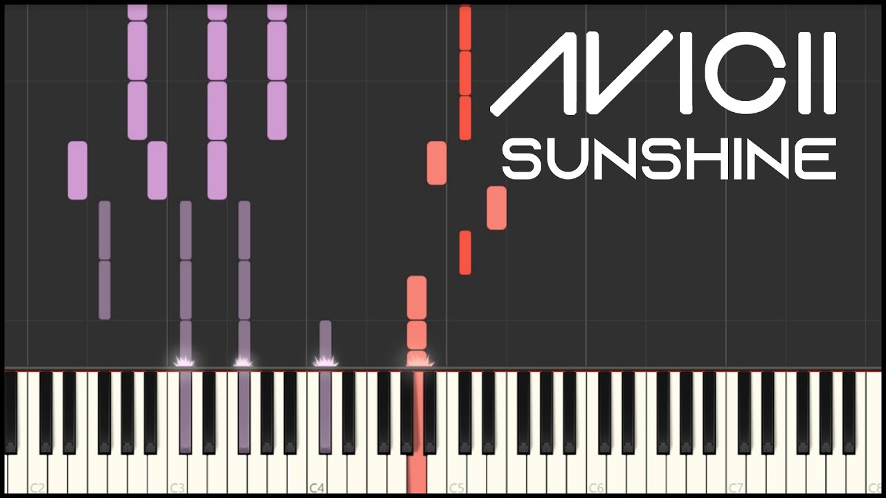 Avicii & David Guetta - Sunshine (Piano Tutorial)