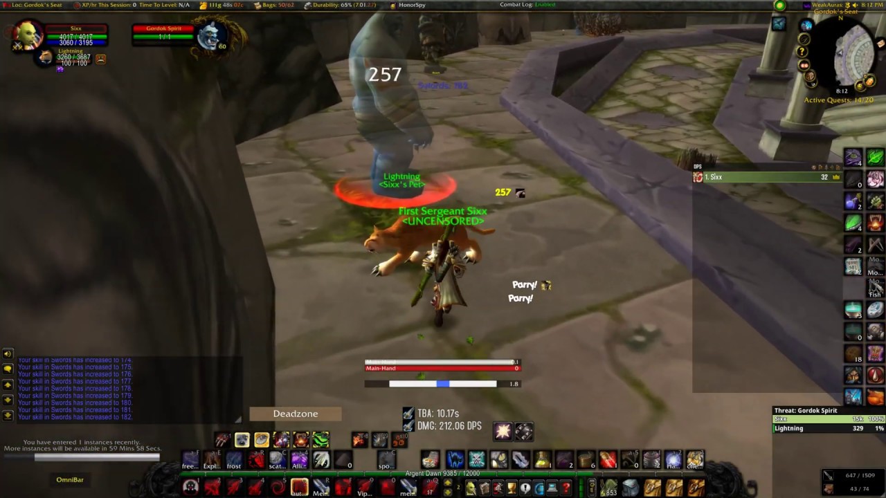 Hunter Classic: Practicing Melee Weaving