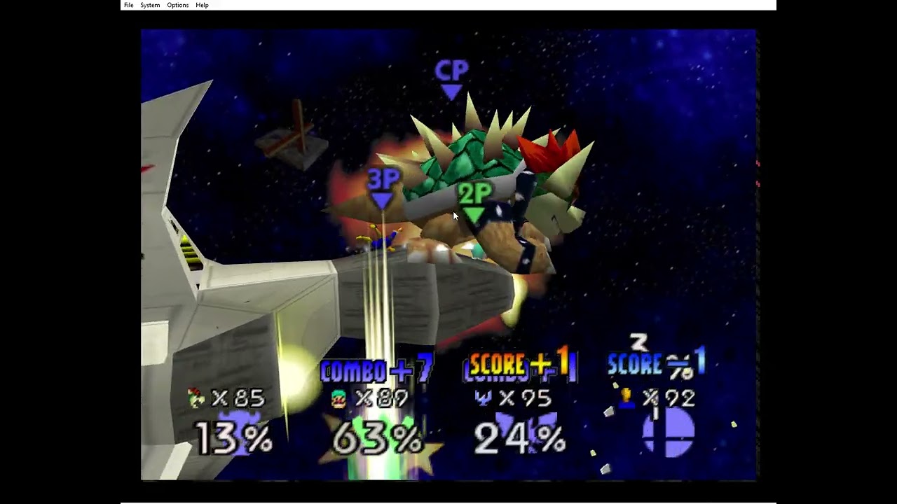 Smash remix 2.0.1 Lv10 Giant Giga Bowser vs 3 Players Toughest Enemy in the Game