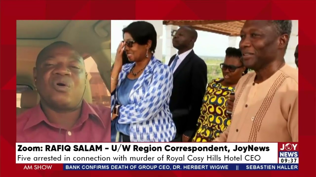 Five arrested in connection with the death of the Royal Cosy Hills Hotel CEO
