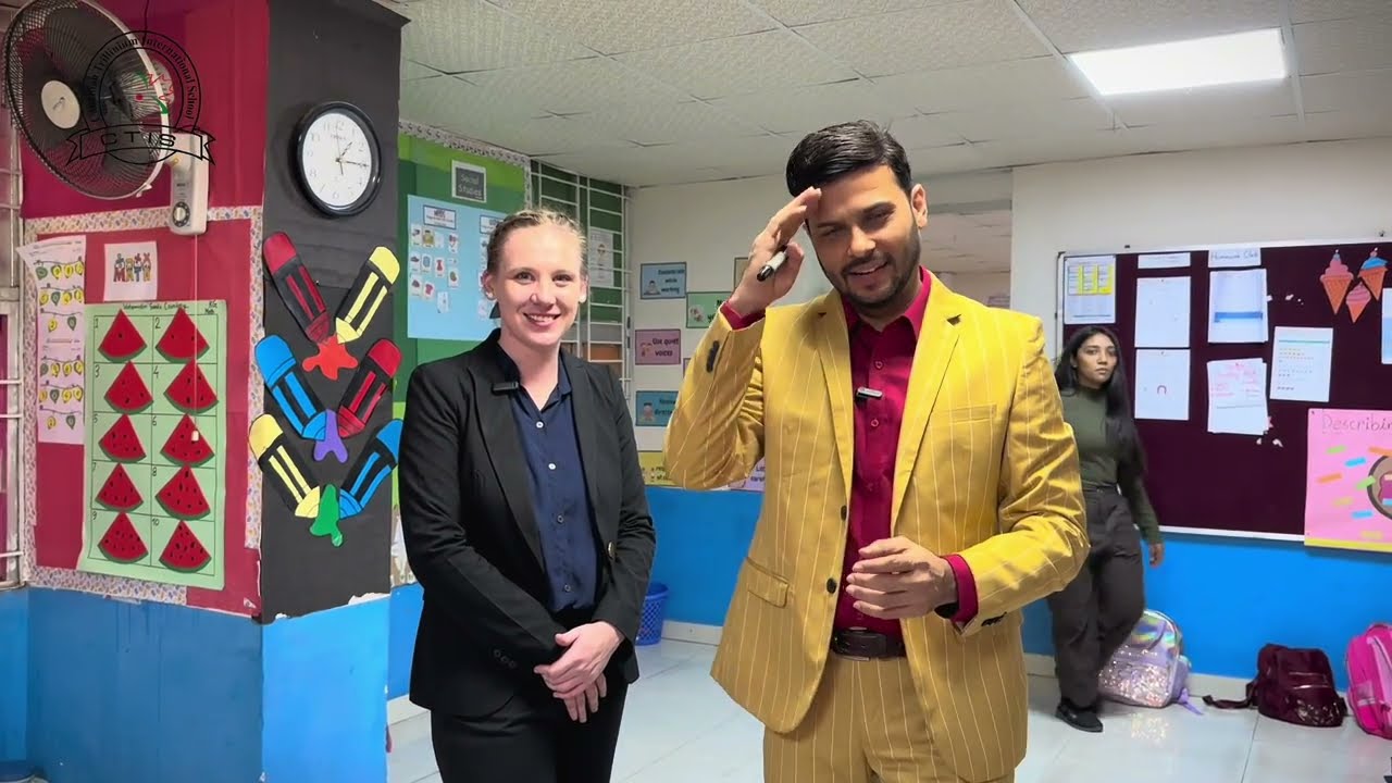 Visiting a wonderful international school Campus ‘Canadian Trillinium School’ in Dhaka.