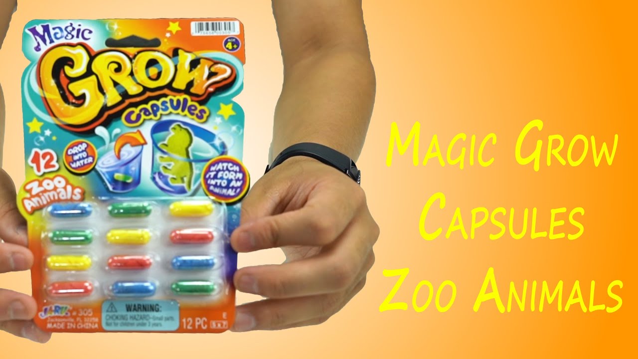 Magic Grow Capsules Zoo Animals