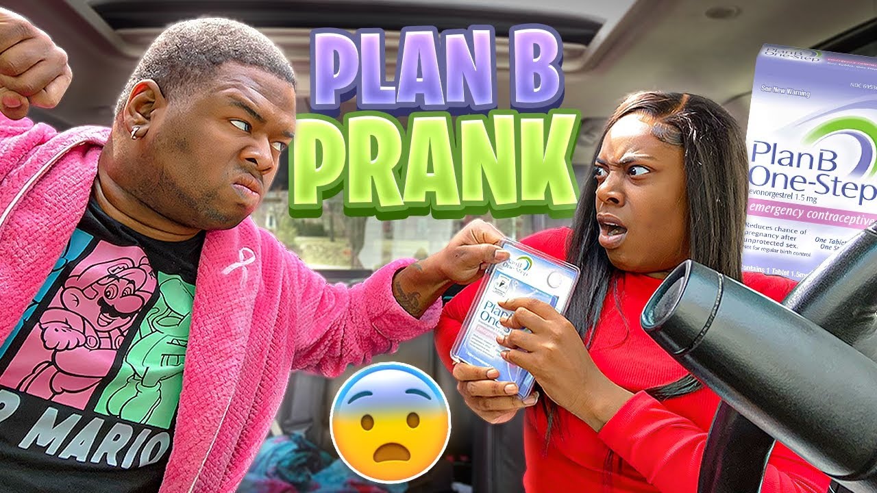 CAUGHT TAKING A PLAN B PRANK ON TERON (HILARIOUS)