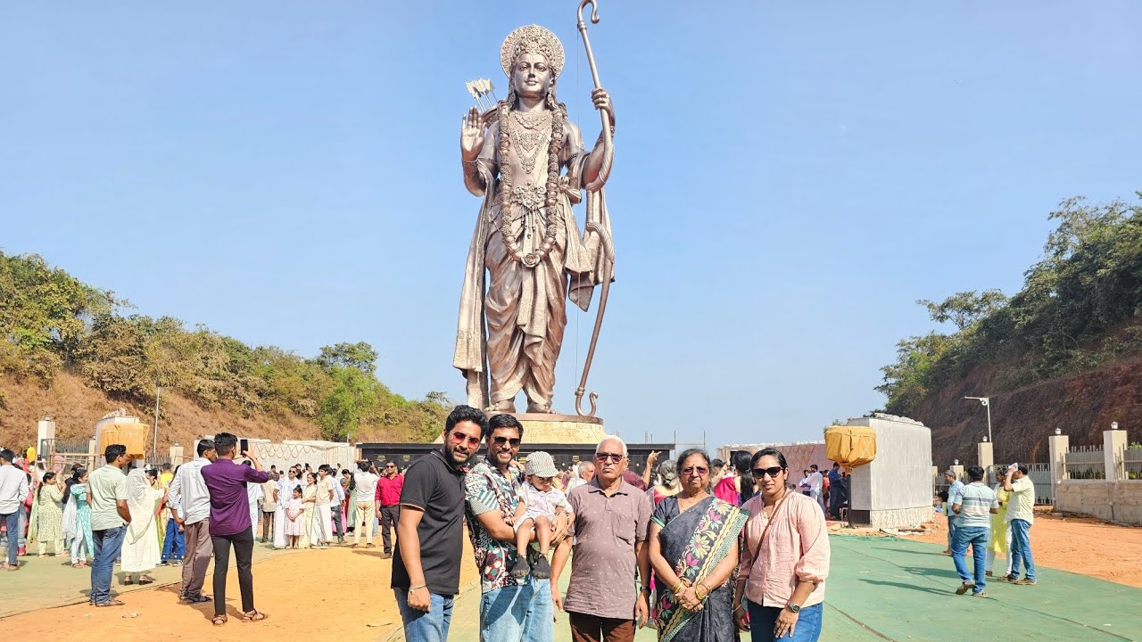 Jai Shri Ram🙏 experiencing devine serenity #trending #travel #family #jaishreeram #goa #viralvideo