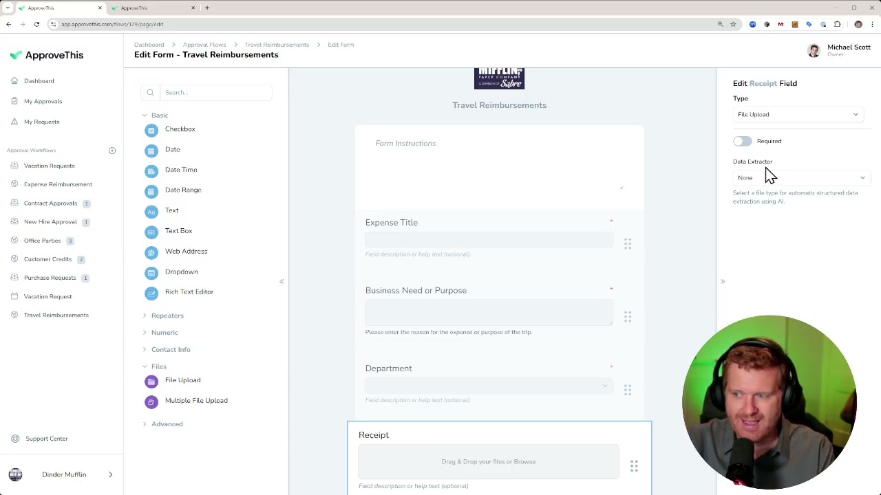 Creating a Form-Based Workflow in ApproveThis
