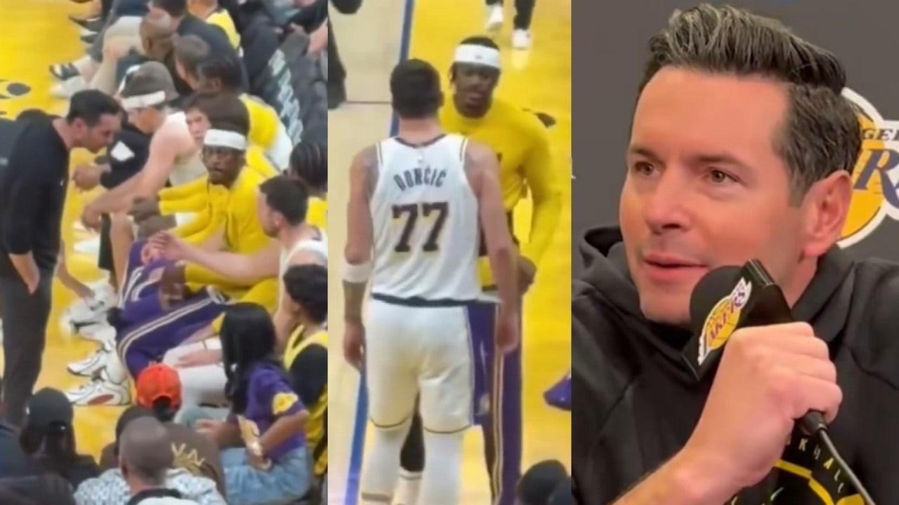“JJ Redick Opens Up About Viral Luka Dončić Bench Moment vs. Lakers”