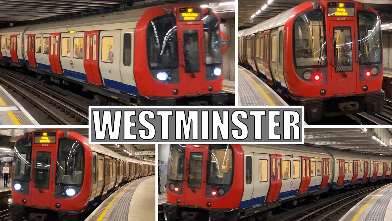 Trains at Westminster - 25/08/22