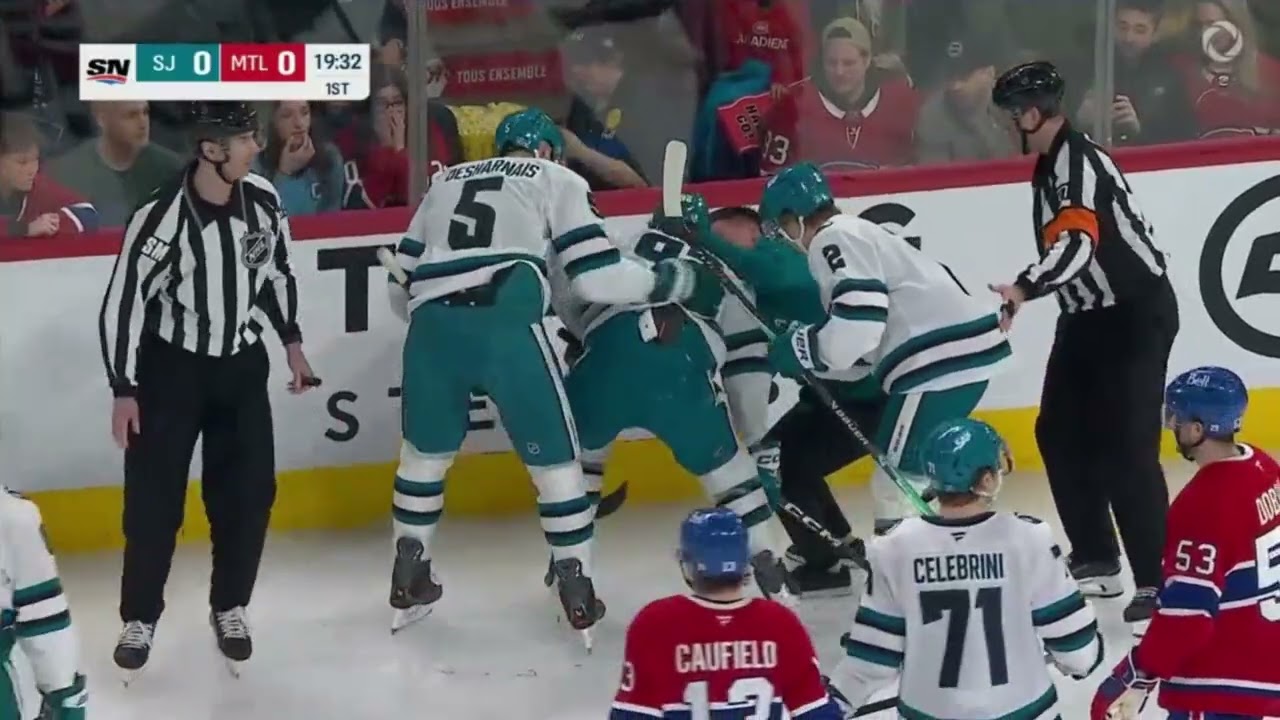 Igor Chernyshov Shaken Up After Hit From Mike Matheson
