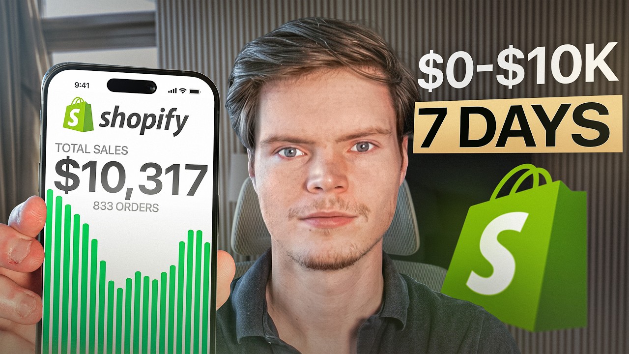 Zero to $10K/Day in 1 Week with Shopify Dropshipping