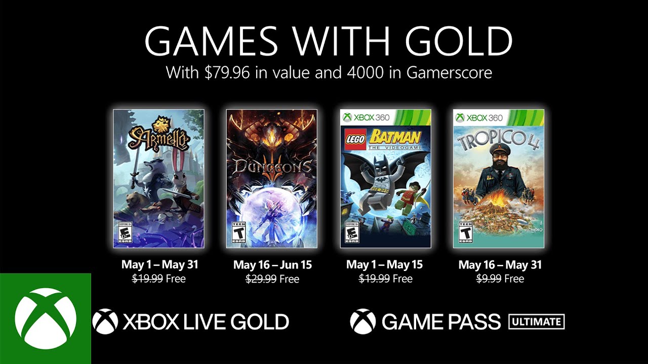 Xbox - May 2021 Games with Gold