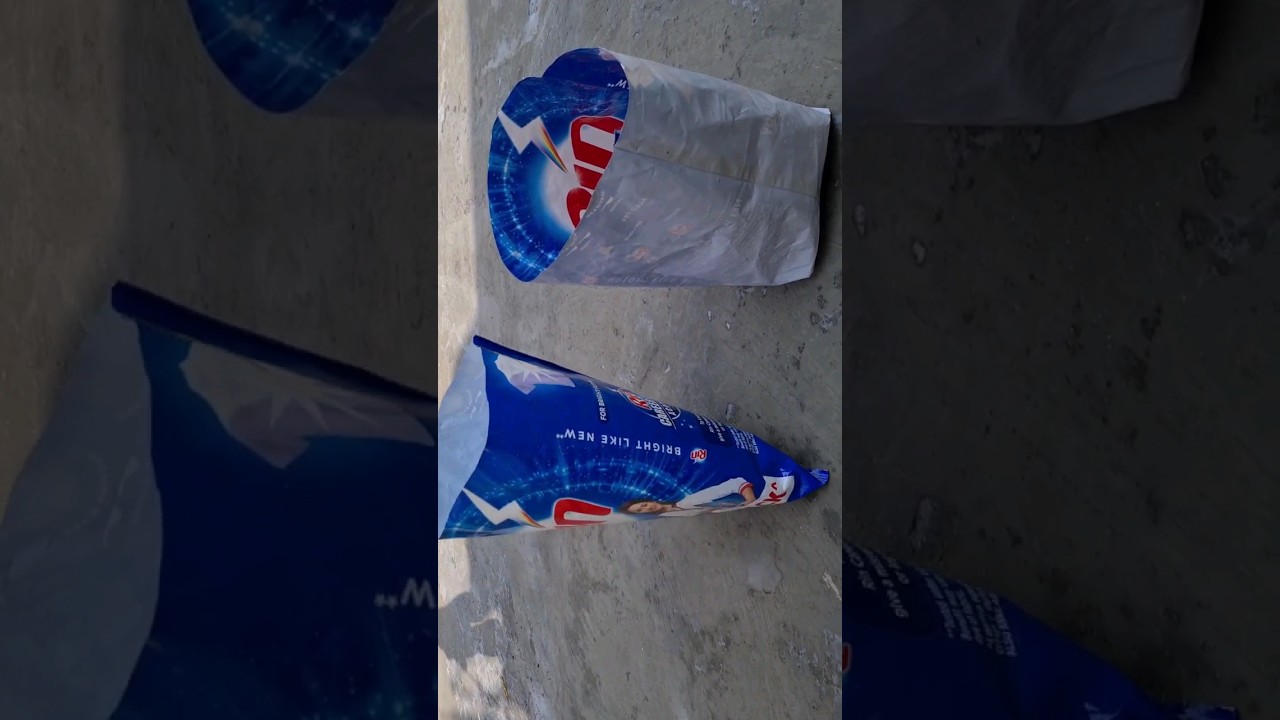 How to make growbag from unused polybags, long lasting growbag kese banye #growbagmaking #viralvideo
