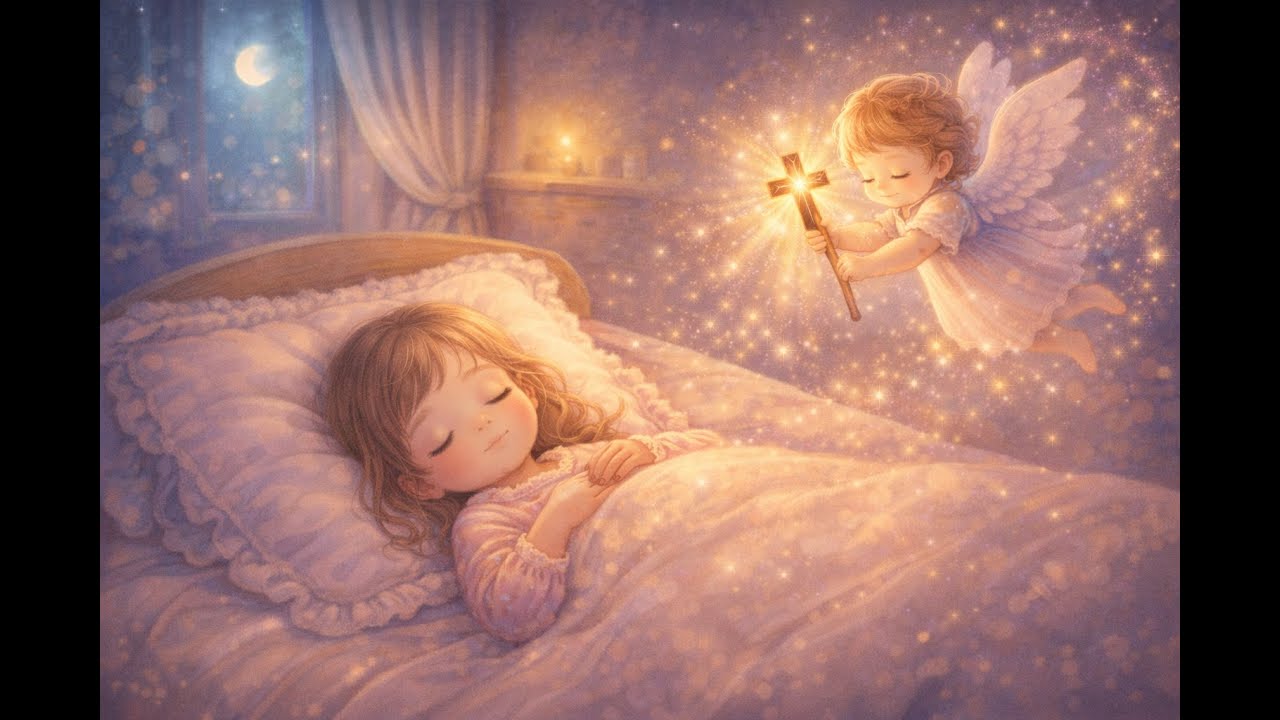 Gentle Christian Lullaby ✨ Rest in His Light | Soft Bedtime Song