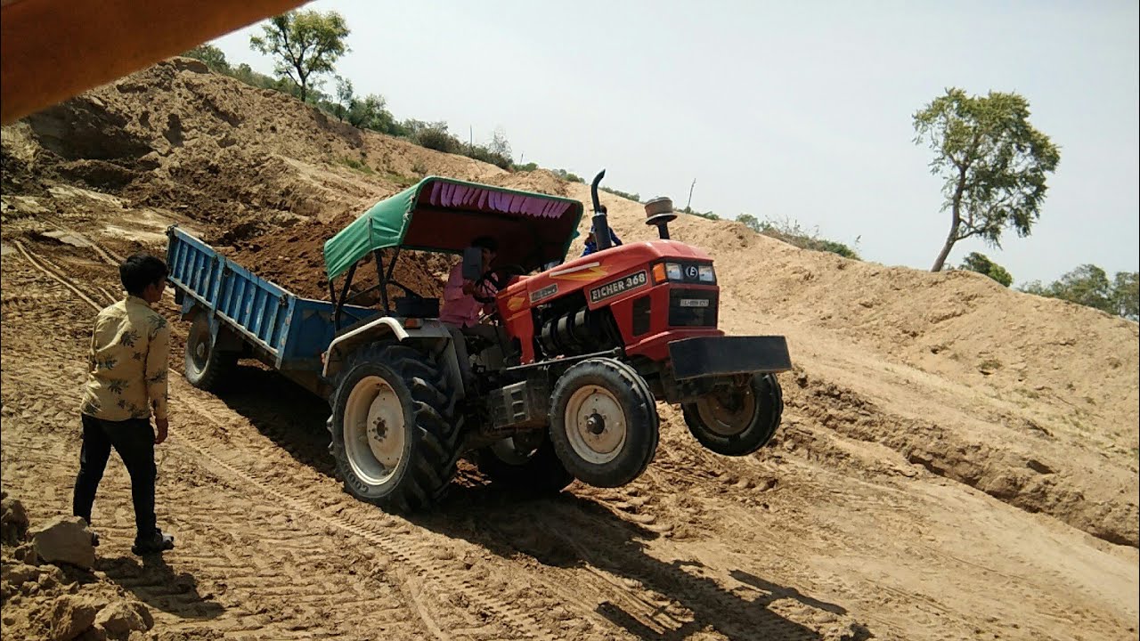 EICHER 368 का बल देखो  कैसे निकला ये टेक्टर
