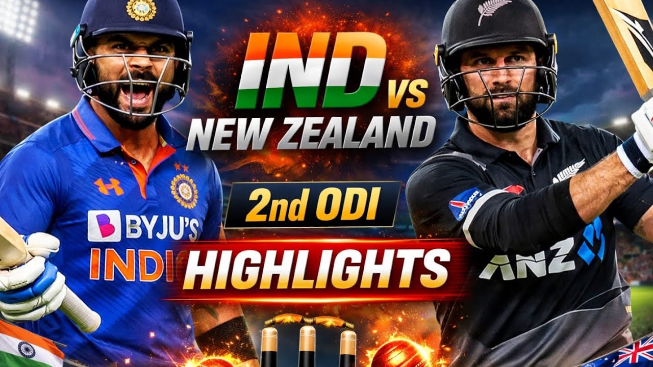 India vs New Zealand 2nd Odi highlights 💥 #indvsnz #india #crickethighlights #match #indvsnz2ndodi 