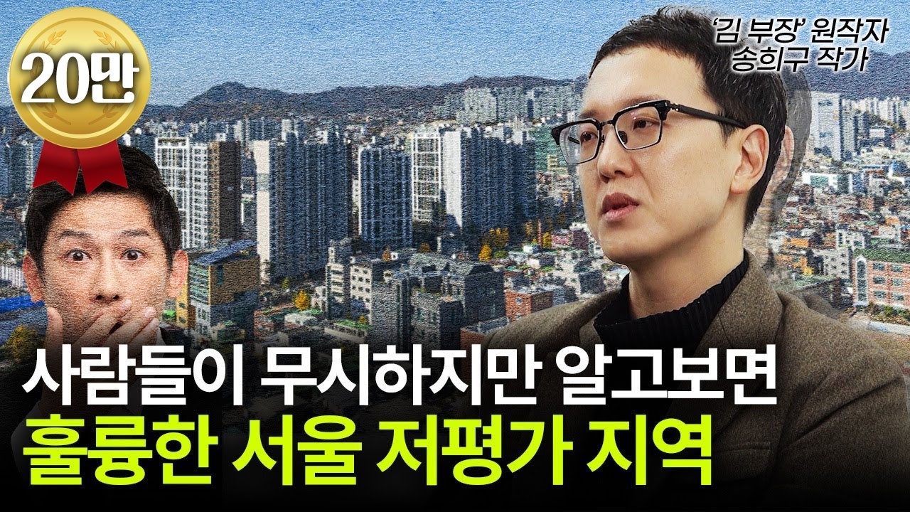사람들이 무시하지만 알고보면 훌륭한 서울 저평가 지역 | 송희구 작가 [머니가 만난 사람]