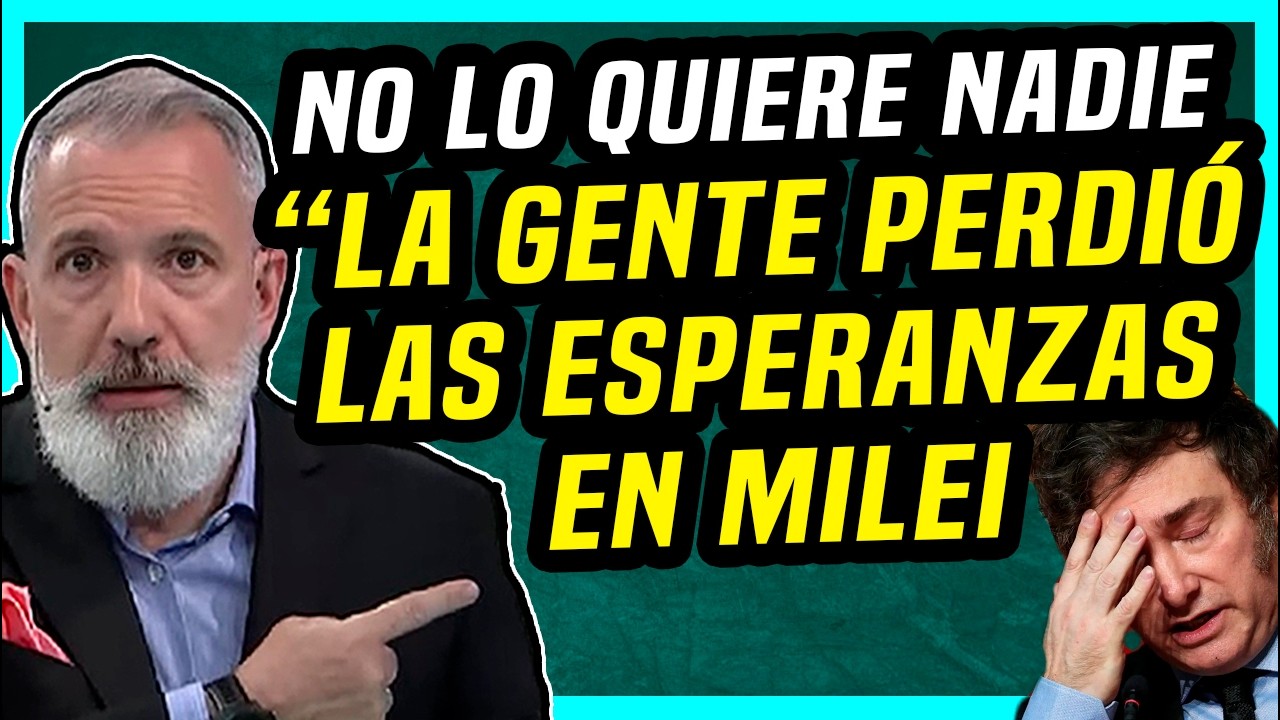 Duggan le advierte a Milei que ya fue: 