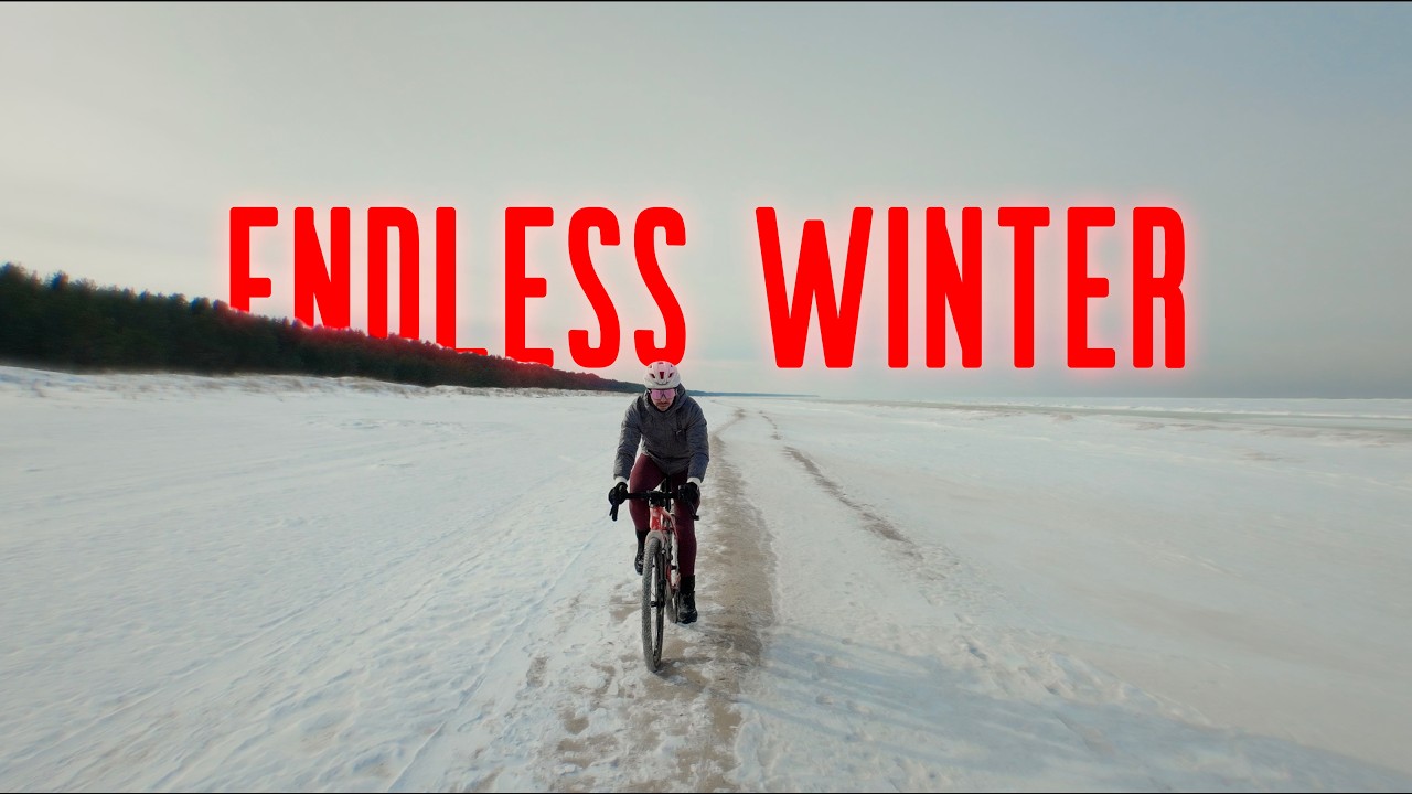 One more ride in the snow I Winter cycling