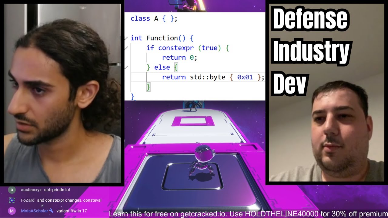 Finally, a decent C++ developer called in.