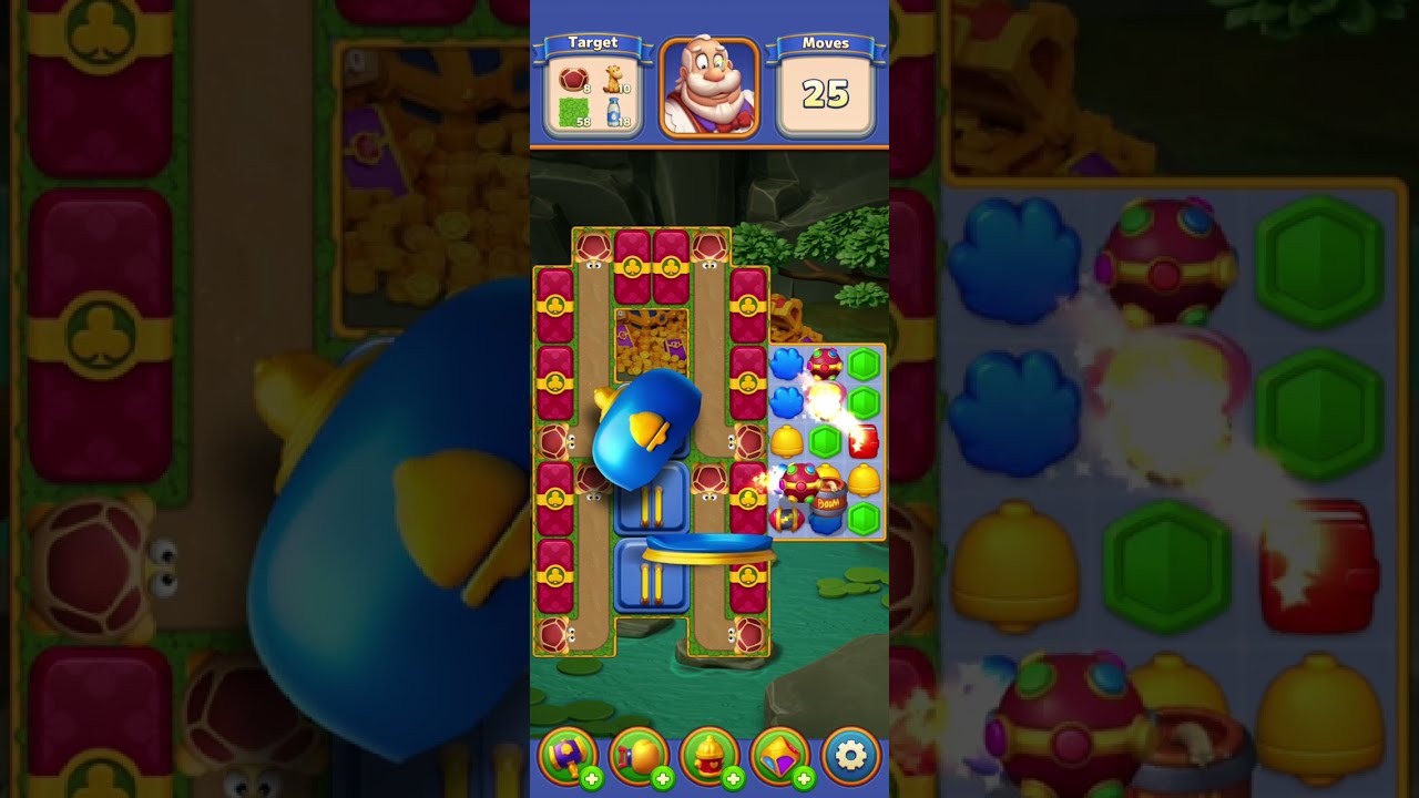 Castle Crush 3440 to 3449 levels tricks to win game play walkthrough 