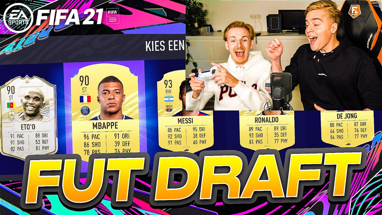 2 KNEUZEN SPELEN FIFA 21 DRAFT