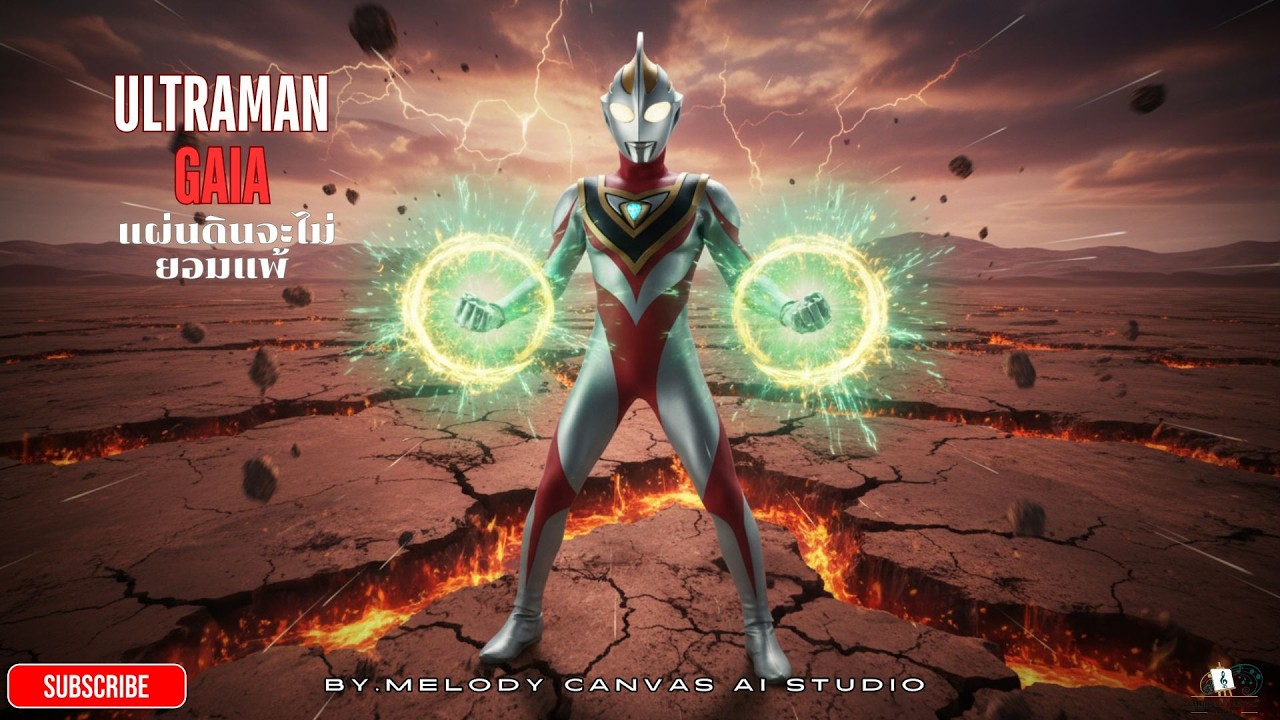 Ultraman Gaia – แผ่นดินจะไม่ยอมแพ้ (Official Audio)