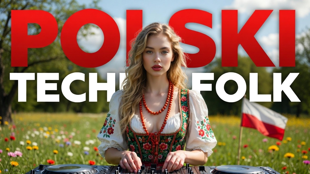 Techno Folk Polska Wiosna Mix 🌺 Ludowe Tańce i Słowiańskie Dziewczyny
