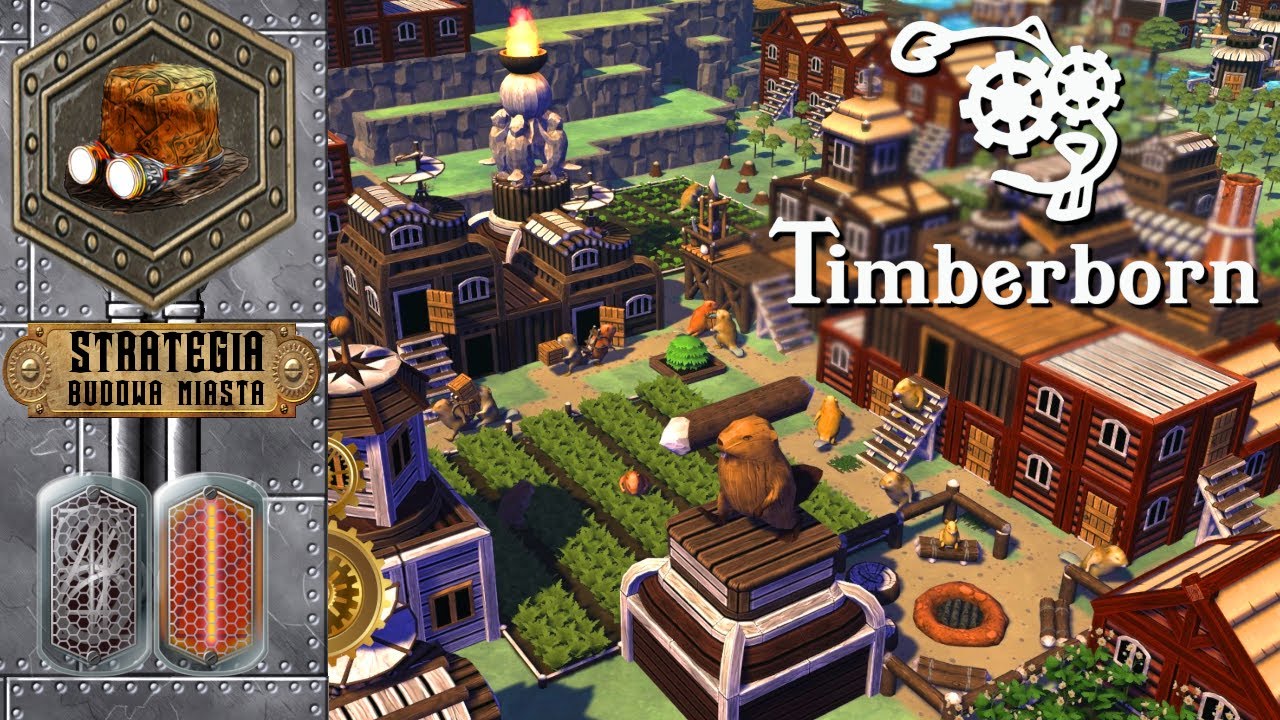 Timberborn beta#1 Świetny początek naszej osady | HD PL
