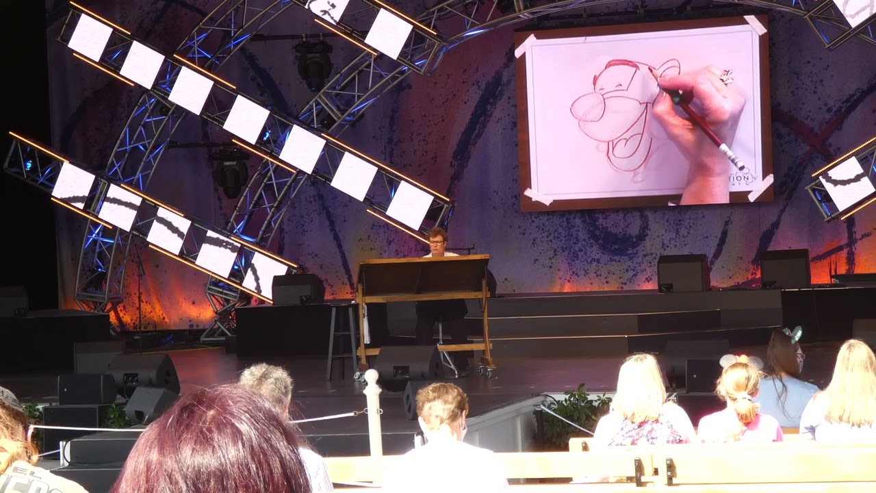 Drawing Tigger & Roo: Animation Academy at EPCOT, 2021 Festival of the Arts