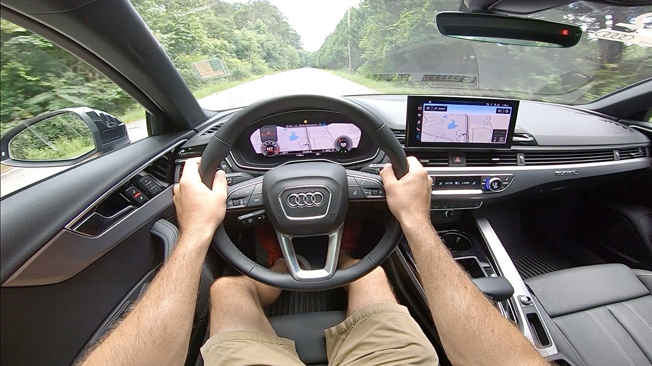 2022 Audi A4 S Line Prestige: POV Drive, Impressions and ASMR