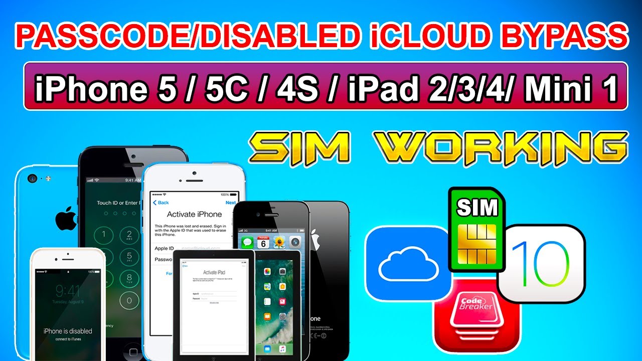 ✅🔥Обход пароля/отключения iCloud с помощью Signal на iPhone 5/5C/iPad 4/iPad 2/3/iPhone 4S/iPad M...