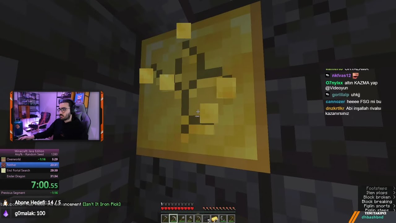 Videoyun-Minecraft(1.16.1) Speedrun Denemeleri#159