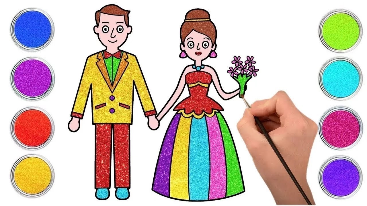 ارسم زوجين جميلين في عيد الحب | حلقة خاصة عن الحب | ارسم ولون
