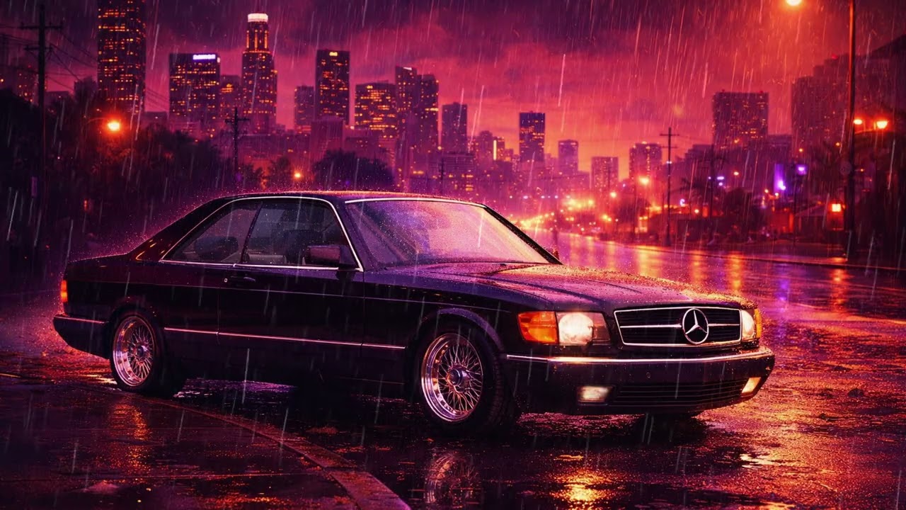 Midnight Mercedes | Midnight Drive Through Lost Love | Nostalgic Synthwave