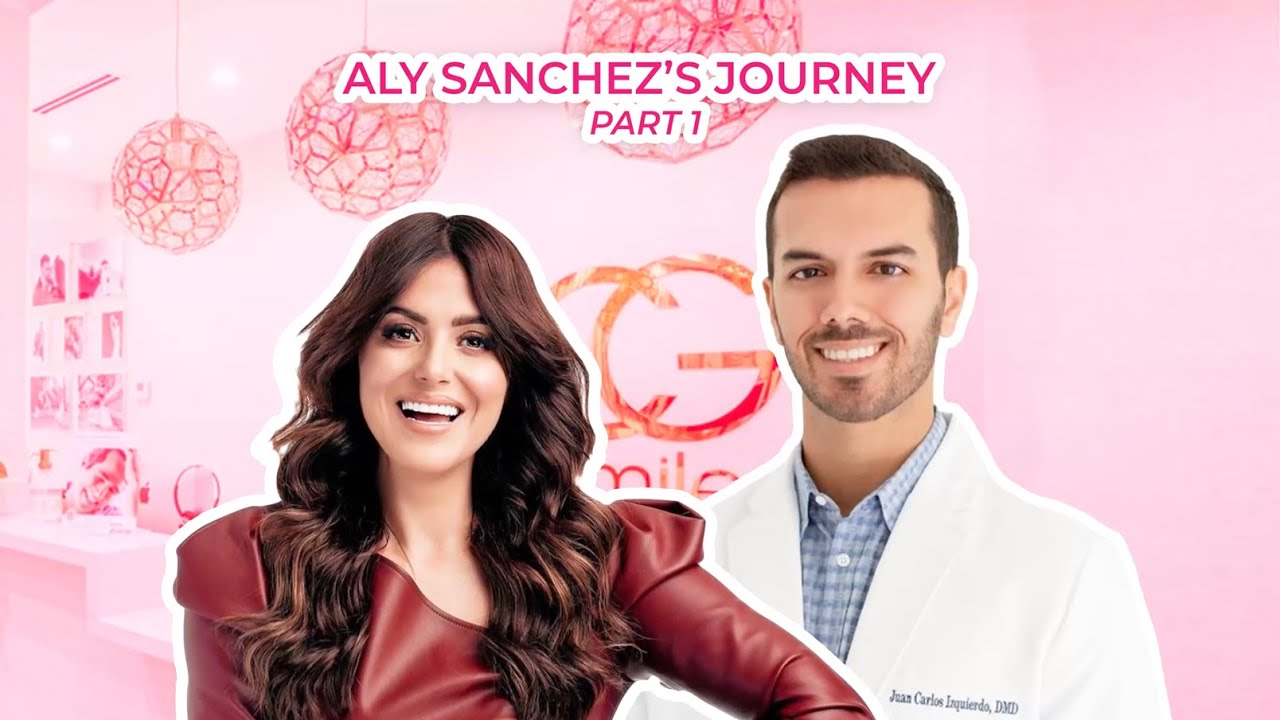Aly Sanchez veneers makeover at CG Smile PART 1 | with 👨‍⚕️ Dr.Jay Smile | Miami