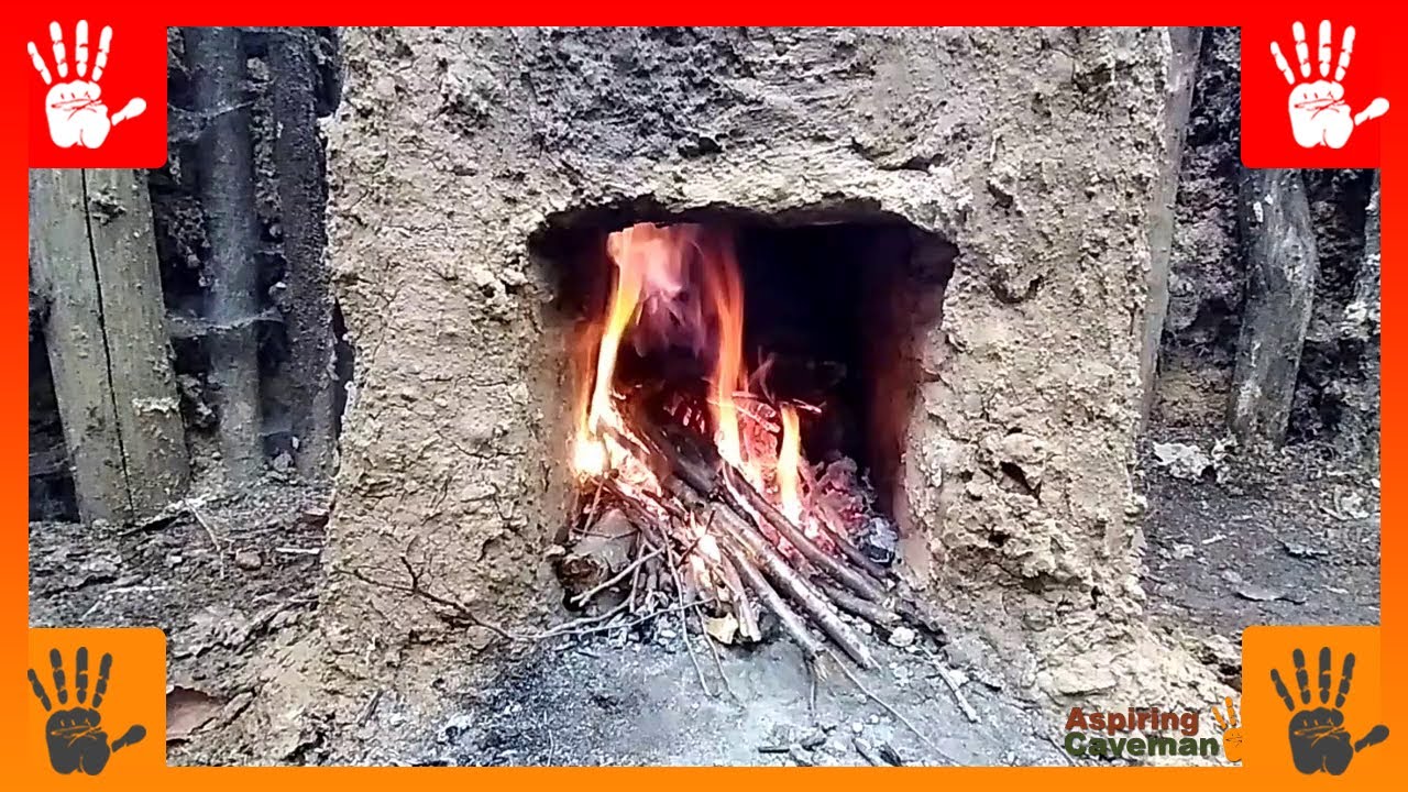 Primitive Fireplace Upgrade for the Round Hut