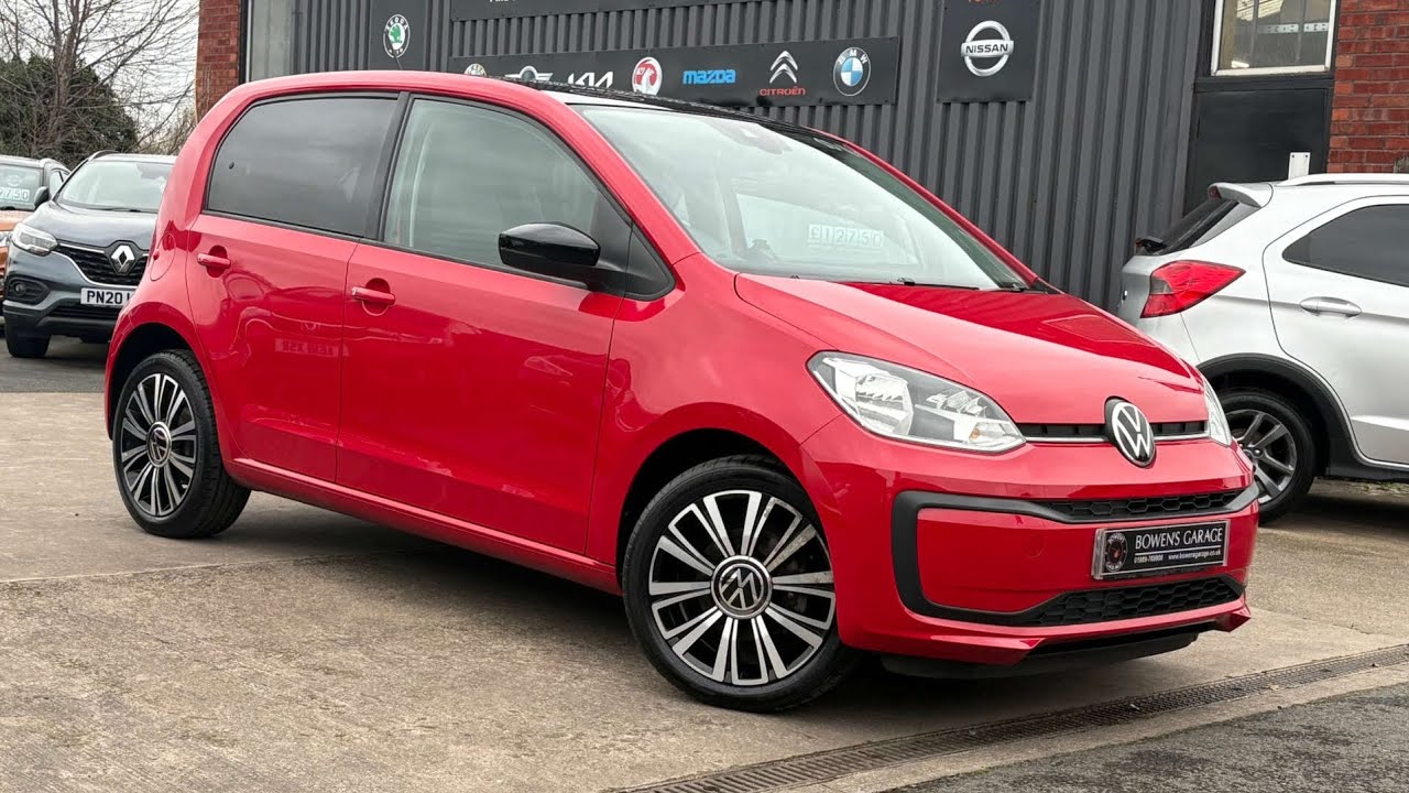 Volkswagen Up! Black Edition 1.0 5Dr 2020 года выпуска, цвет Tornado Red. Пробег 62 тыс. миль. 6 ...