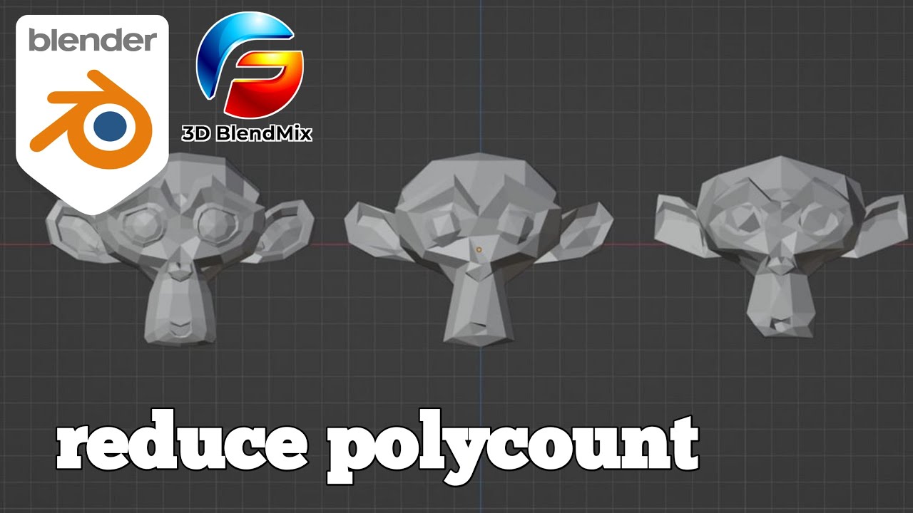 Optimize Your 3D Models &ndash; Reduce Polycount with Decimate Modifier in Blender