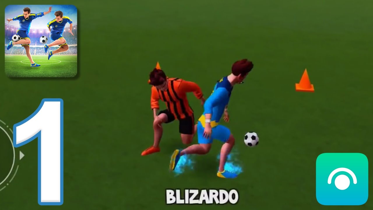 SkillTwins Football Game - Gameplay Walkthrough Part 1 - Levels 1-10 (iOS, Android)